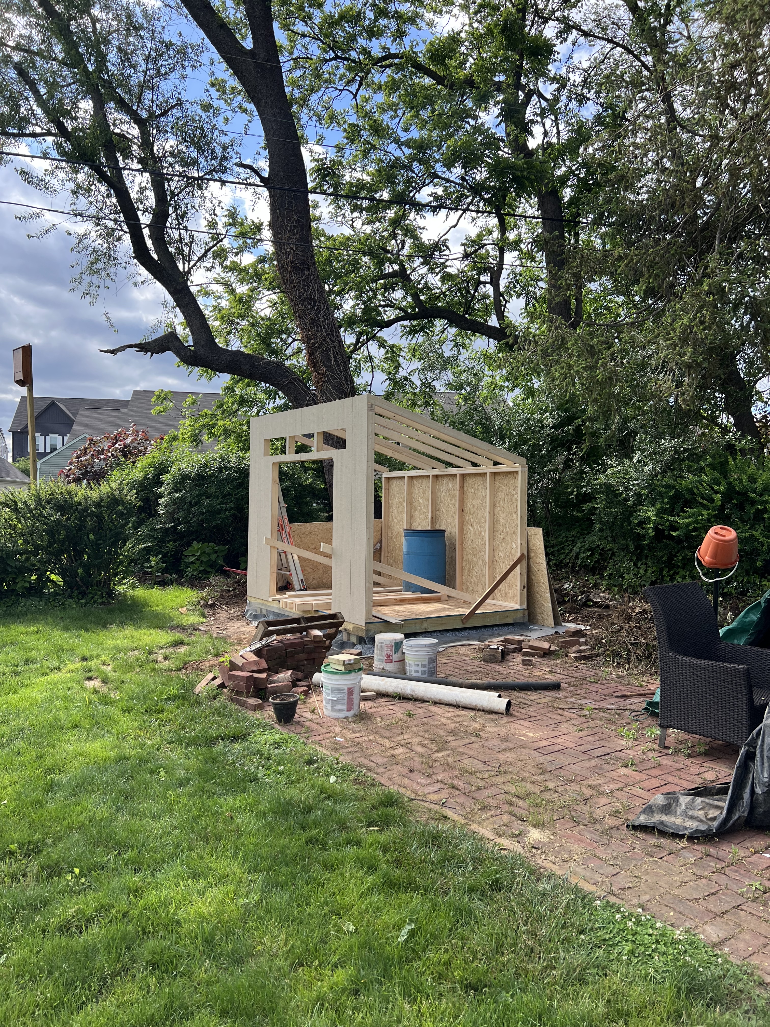 Backyard Shed Progress